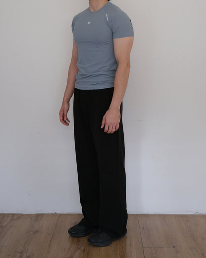 ALPHA PERFORMANCE TECH SHORT SLEEVE IN BLUE GRAY