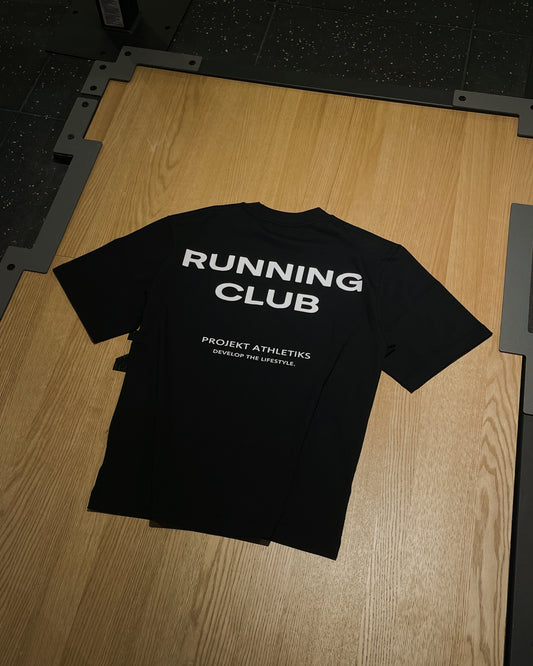 RUNNING CLUB ACTIVE T-SHIRT IN BLACK