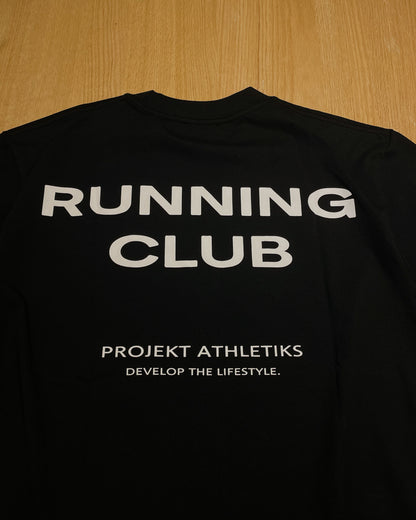 RUNNING CLUB ACTIVE T-SHIRT IN BLACK