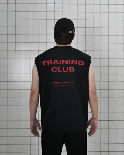 V2 TRAINING TOP IN RED PRINT