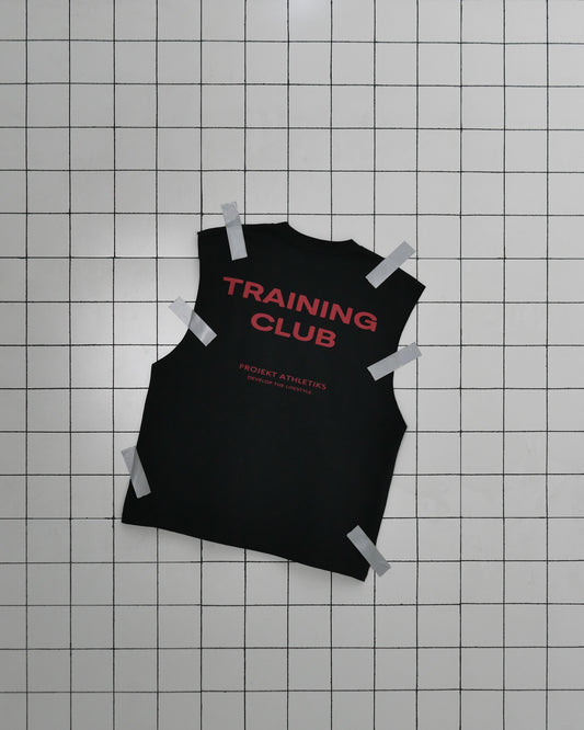 V2 TRAINING TOP IN RED PRINT